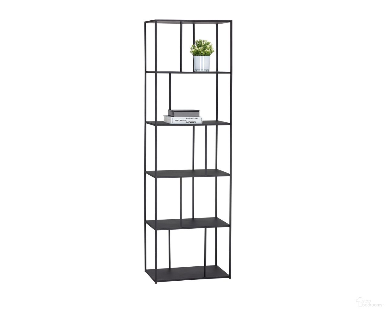 Eiffel Small Bookcase In Black