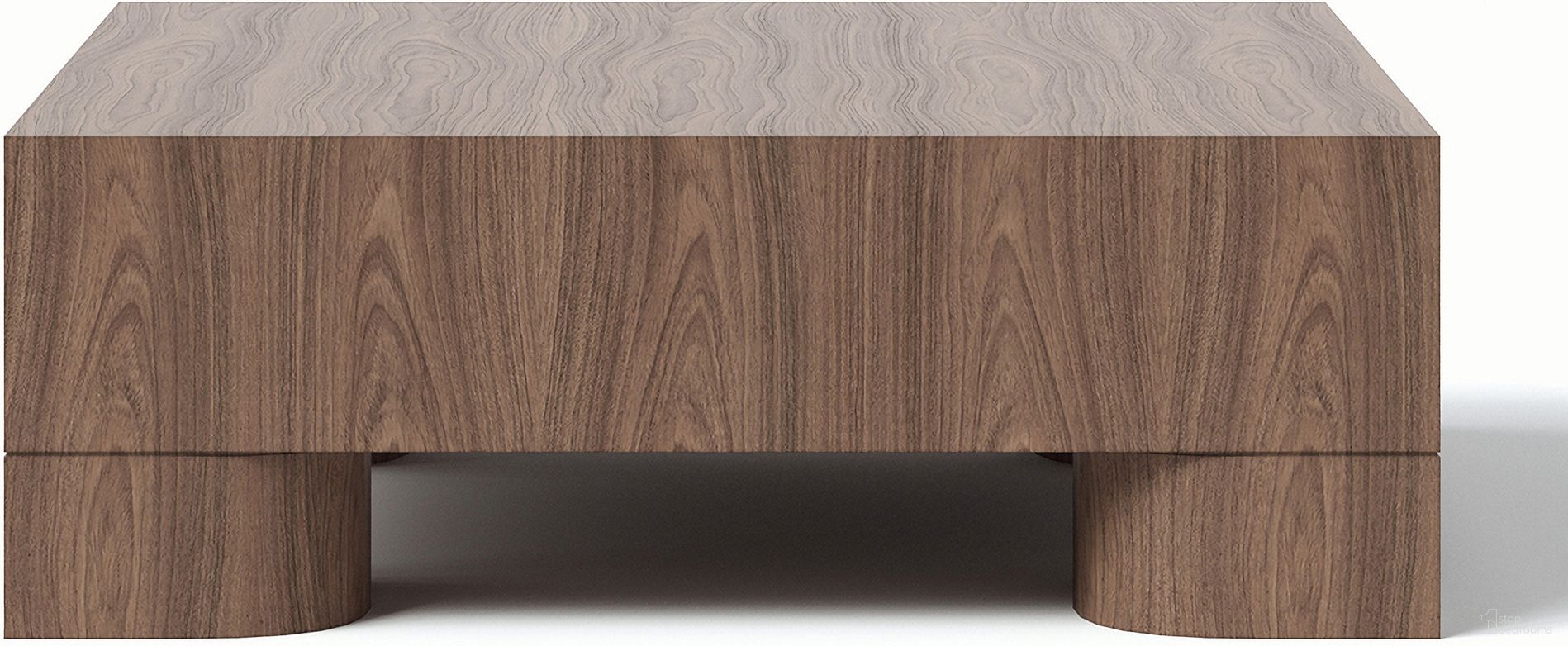 The appearance of Eka Square Coffee Table In Walnut designed by Urbia in the modern / contemporary interior design. This walnut piece of furniture was selected by 1StopBedrooms from Eka Collection to add a touch of cosiness and style into your home. Sku: IE-EKA-CT-WNT. Material: Veneer.