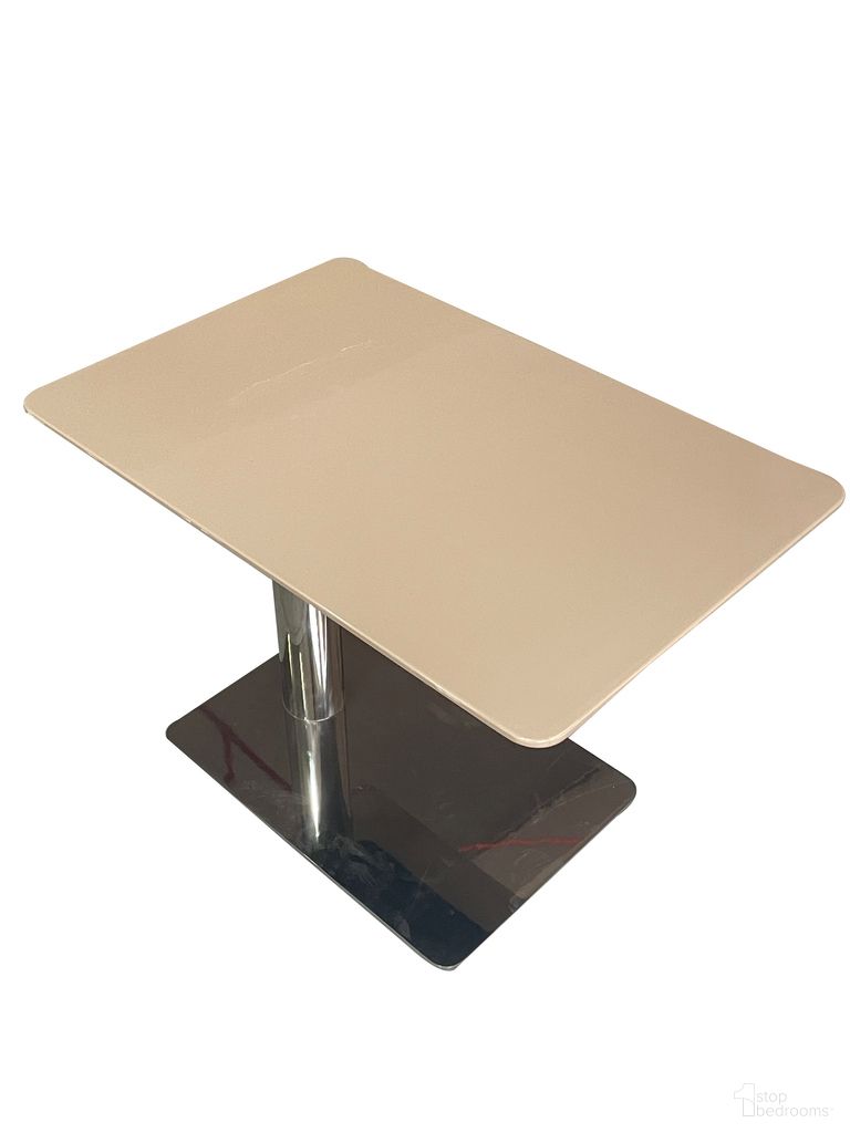 The appearance of Elan Stile Marble Side Table In Beige designed by Klaussner Home Furnishings in the modern / contemporary interior design. This beige piece of furniture was selected by 1StopBedrooms from Elan Collection to add a touch of cosiness and style into your home. Sku: ZS1085-7. Material: Marble.