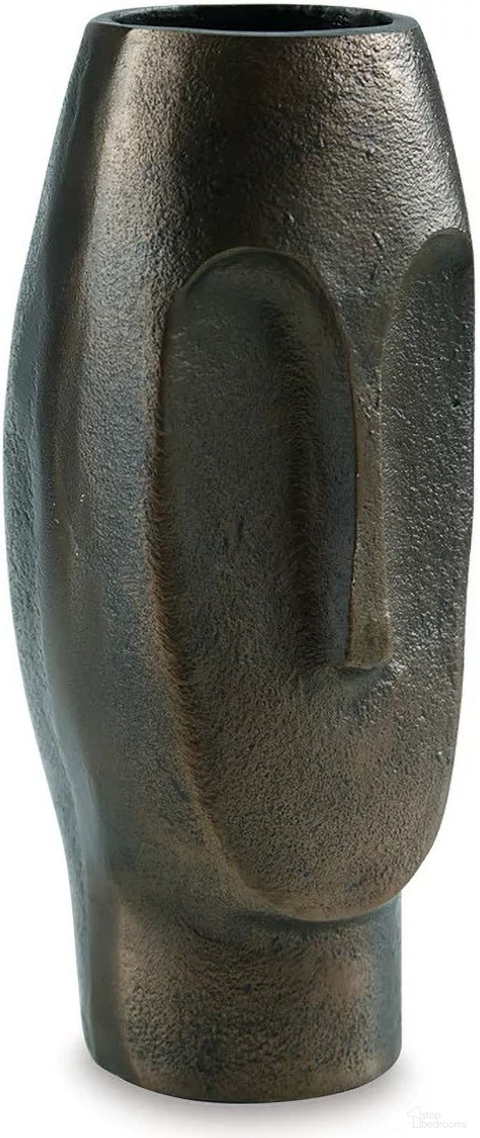 The appearance of Elanman Vase In Antique Bronze designed by Signature Design by Ashley in the modern / contemporary interior design. This antique bronze piece of furniture  was selected by 1StopBedrooms from Elanman Collection to add a touch of cosiness and style into your home. Sku: A2000692. Material: Metal.
