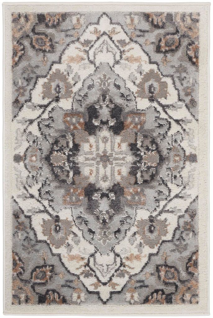 Elation 2' x 3' Transitional Indoor Rug In Ivory Grey