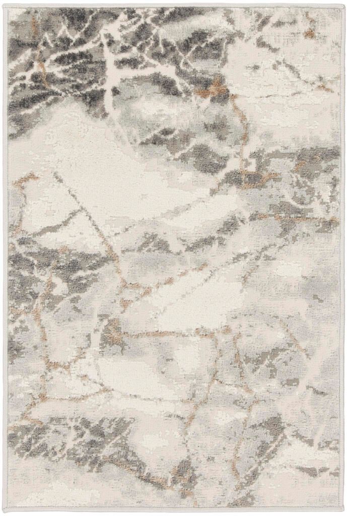 Elation 2' x 3' Modern Indoor Rug In Ivory Grey