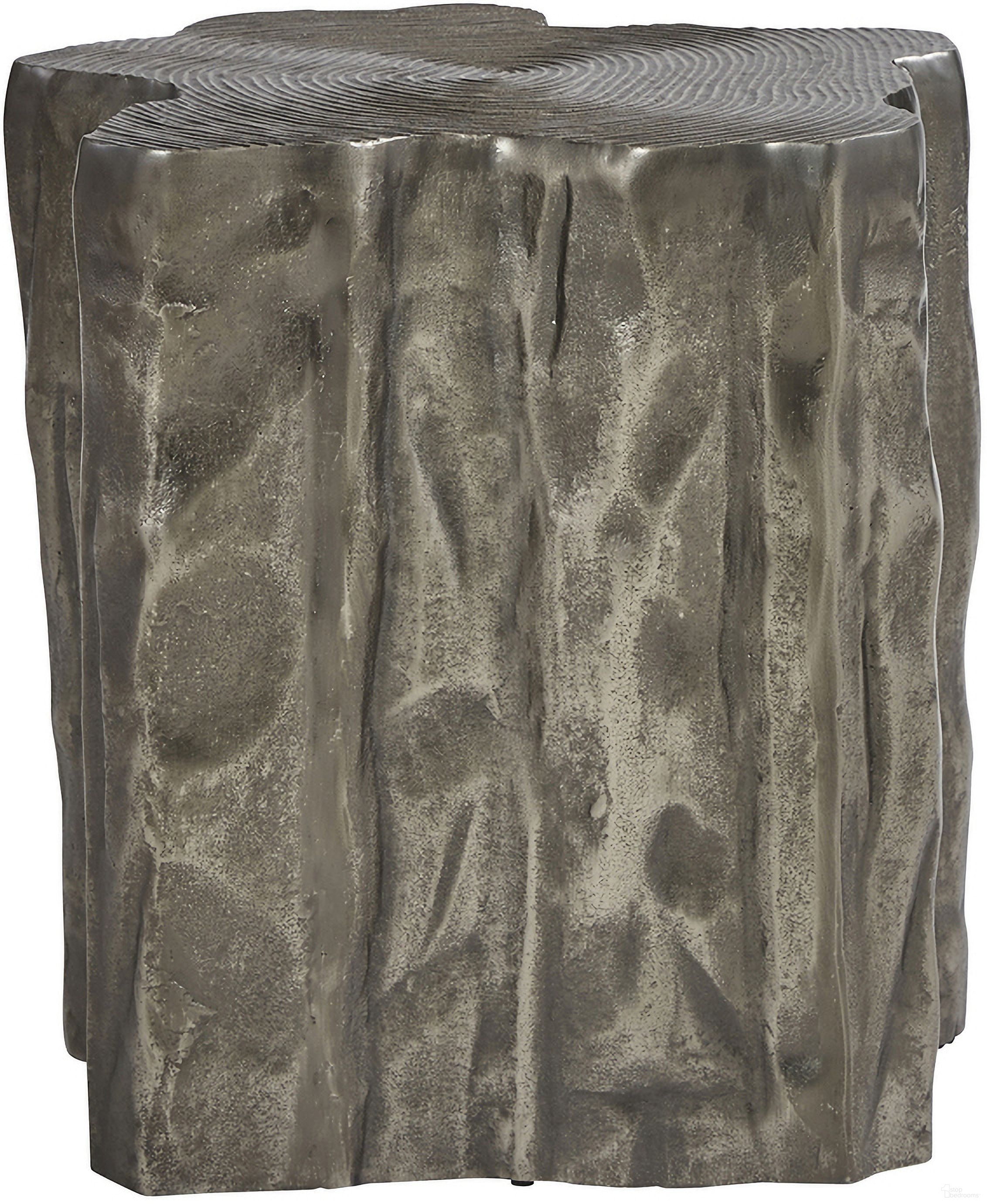 The appearance of Elba Outdoor Accent Table designed by Bernhardt in the modern / contemporary interior design. This graphite piece of furniture  was selected by 1StopBedrooms from Elba Collection to add a touch of cosiness and style into your home. Sku: X04179. Material: Metal. Table Top Shape: Free Form.