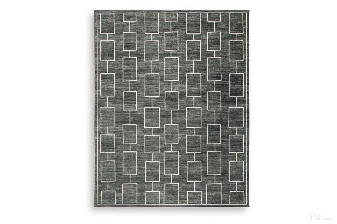 The appearance of Elderland Washable Large Rug In Black and Gray designed by Signature Design by Ashley in the modern / contemporary interior design. This black and gray piece of furniture was selected by 1StopBedrooms from Elderland Collection to add a touch of cosiness and style into your home. Sku: R407401. Material: Polyester.