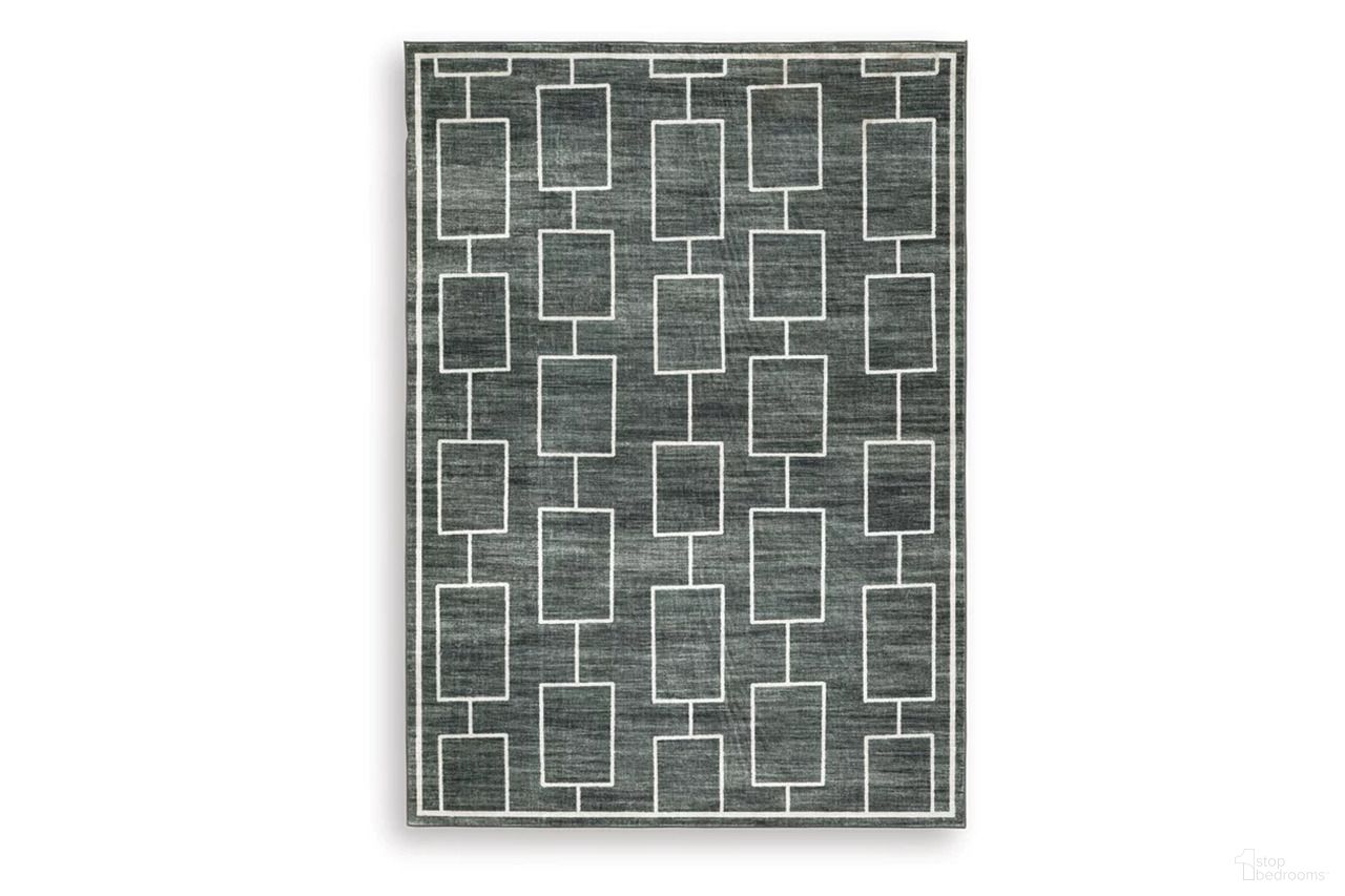 The appearance of Elderland Washable Medium Rug In Black and Gray designed by Signature Design by Ashley in the modern / contemporary interior design. This black and gray piece of furniture was selected by 1StopBedrooms from Elderland Collection to add a touch of cosiness and style into your home. Sku: R407402. Material: Polyester.