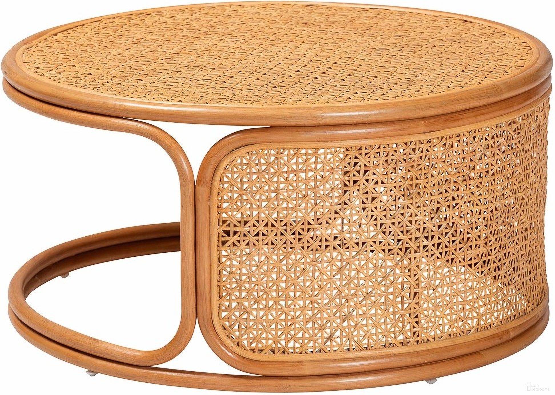 The appearance of Eldon Rattan Coffee Table In Light Honey designed by Baxton Studio in the bohemian interior design. This light honey piece of furniture was selected by 1StopBedrooms from Eldon Collection to add a touch of cosiness and style into your home. Sku: Eldon-Light Honey Rattan-Large-CT. Material: Natural Rattan.