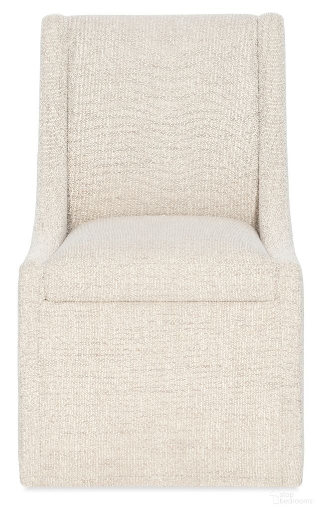 The appearance of Eleana Castered Side Chair In Beige designed by Hooker in the transitional interior design. This beige piece of furniture was selected by 1StopBedrooms from Eleana Collection to add a touch of cosiness and style into your home. Sku: 7252-75810-405. Material: Wood. Chair Type: Side Chair.