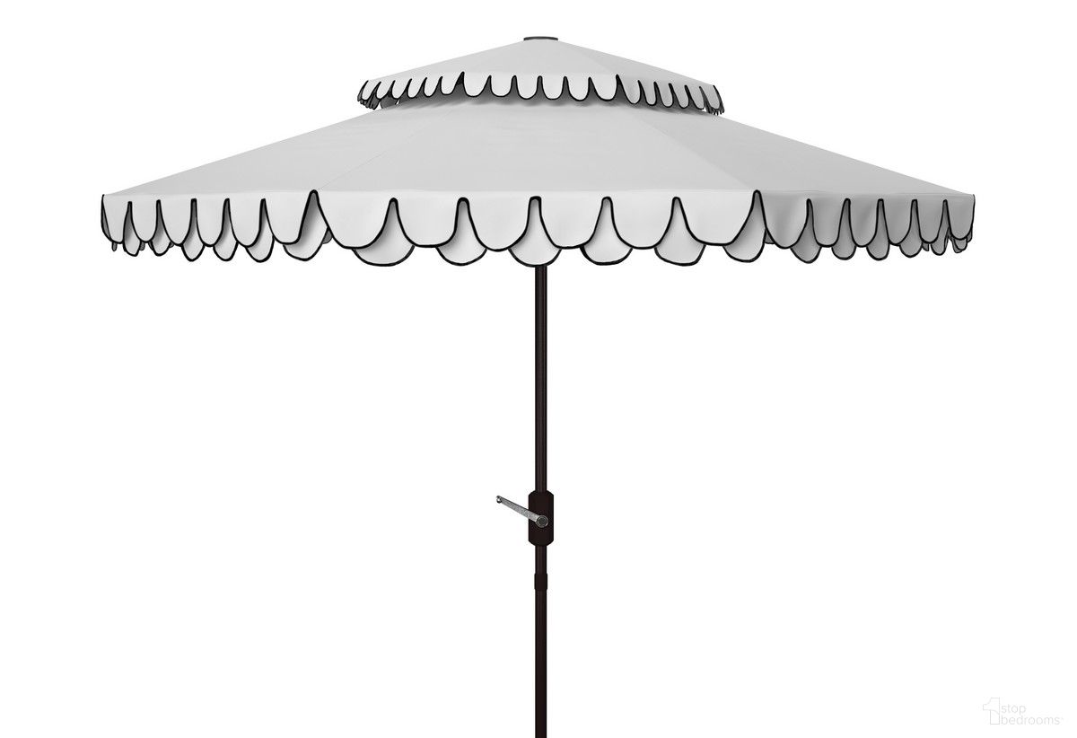 Elegant Valance 9Ft Double Top Umbrella PAT8206E