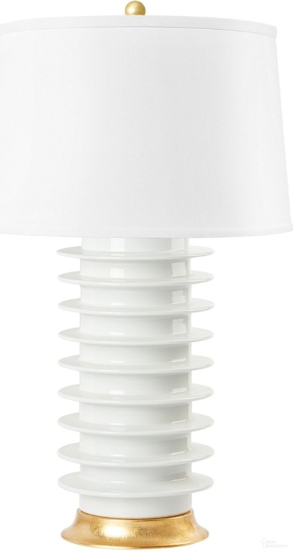Elektra Lamp Without Shade In Cool White by Villa & House 1StopBedrooms