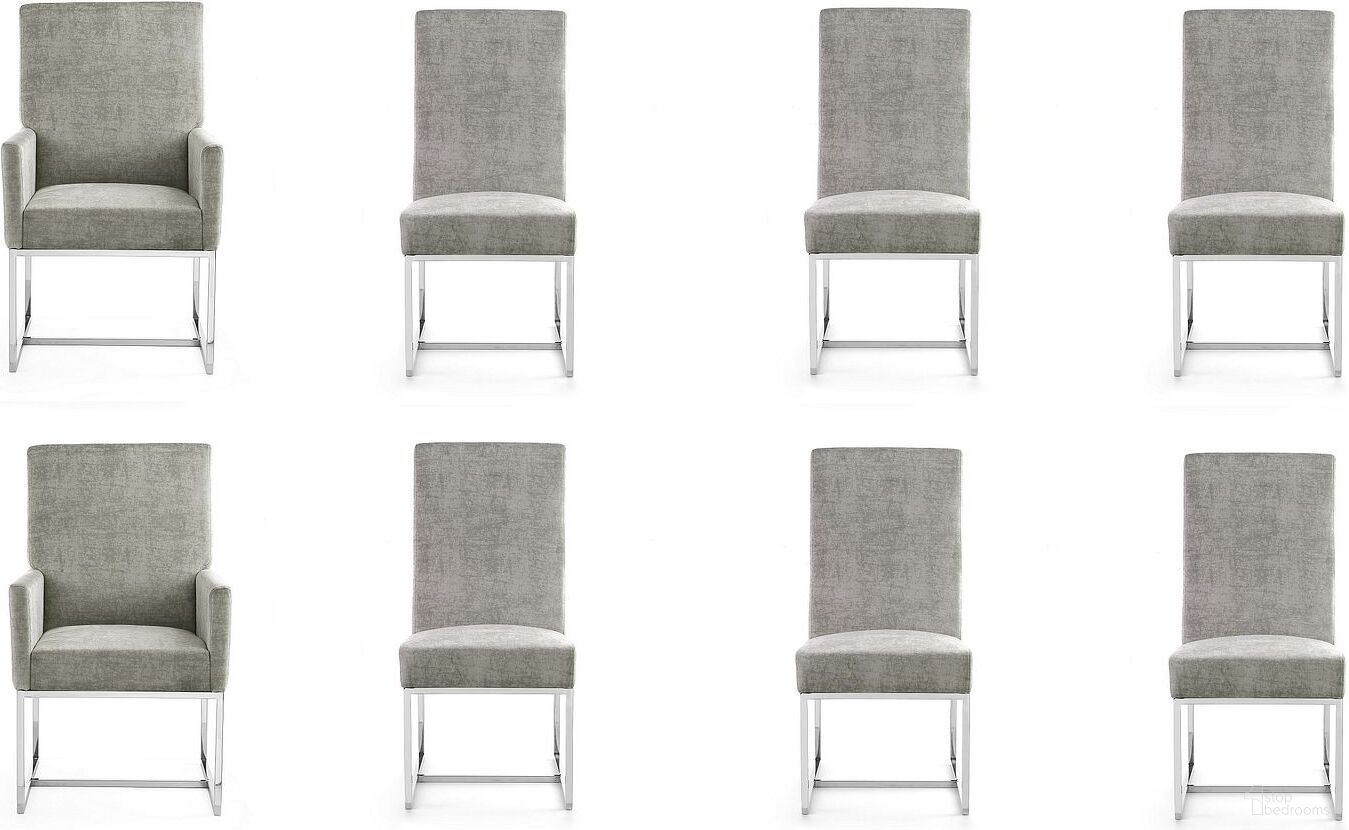 The appearance of Element 8-Piece Dining Chairs in Steel designed by Manhattan Comfort in the modern / contemporary interior design. This steel piece of furniture  was selected by 1StopBedrooms from Element Collection to add a touch of cosiness and style into your home. Sku: DC029-ST;DC029-ST;DC030-ST;DC030-ST;DC030-ST;DC030-ST;DC030-ST;DC030-ST. Material: Stainless Steel. Chair Type: Arm Chair.