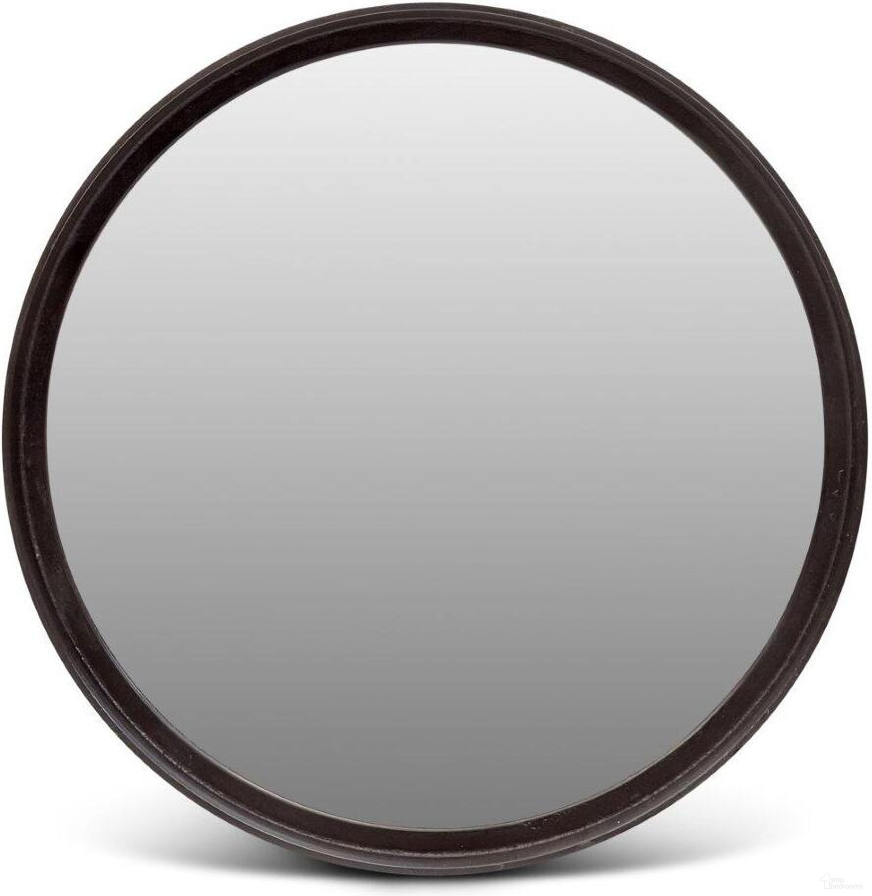 The appearance of Elements 23 Inch Samar Round Mirror In Raw Bronze designed by Urbia in the modern / contemporary interior design. This bronze piece of furniture  was selected by 1StopBedrooms from Elements Collection to add a touch of cosiness and style into your home. Sku: IJ-SAMAR-23-RB. Material: Aluminum.