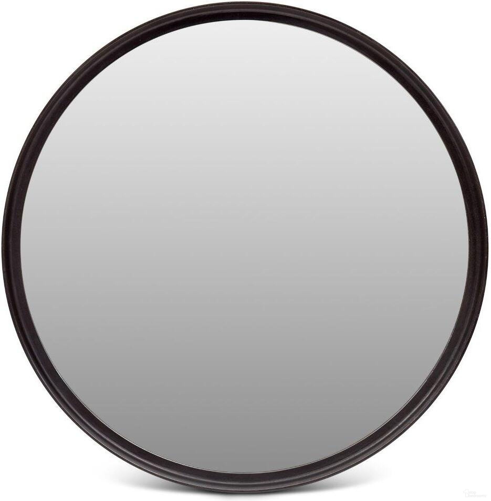 The appearance of Elements 39 Inch Samar Round Mirror In Raw Bronze designed by Urbia in the modern / contemporary interior design. This bronze piece of furniture  was selected by 1StopBedrooms from Elements Collection to add a touch of cosiness and style into your home. Sku: IJ-SAMAR-39-RB. Material: Aluminum.