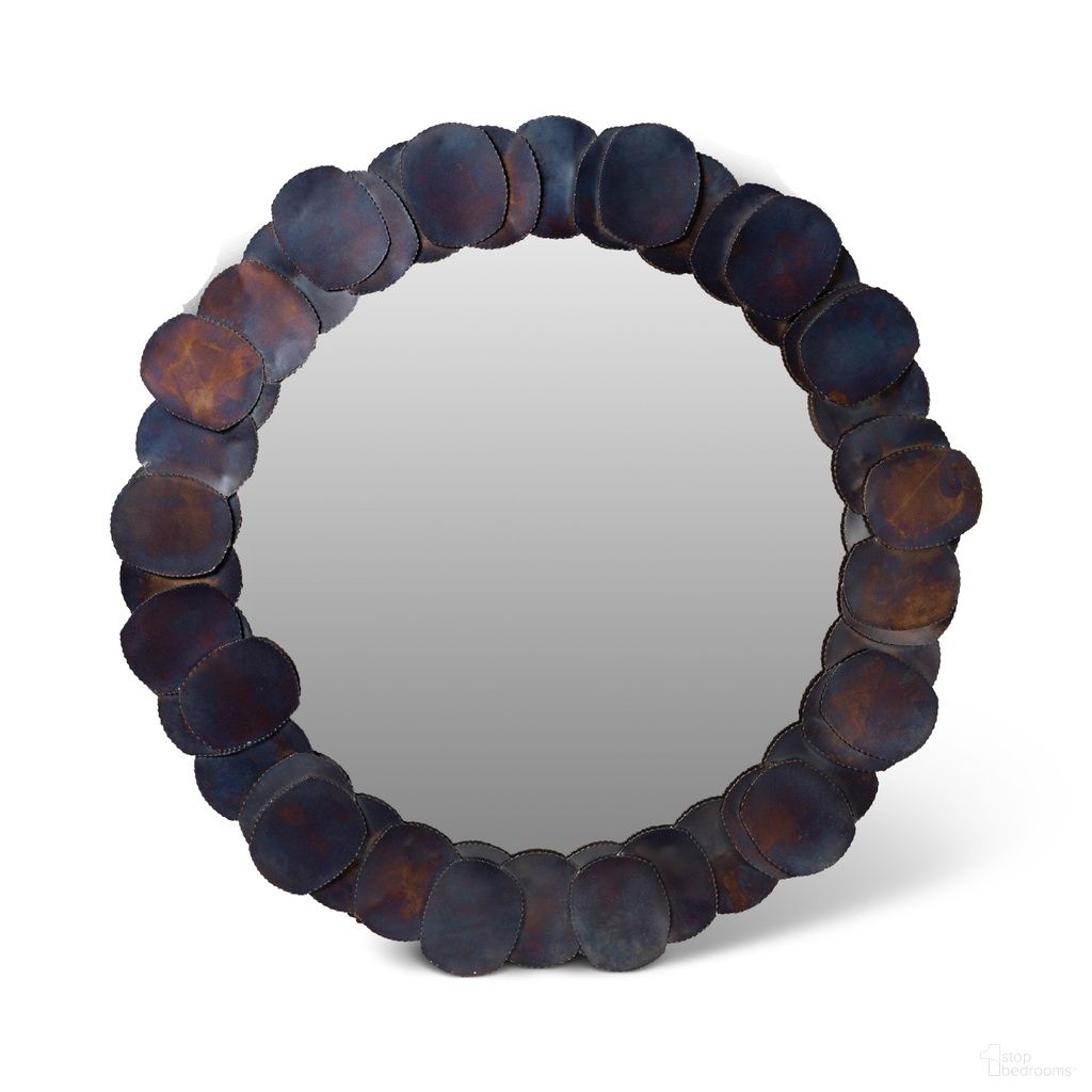 The appearance of Elements 43 Inch Dia. Suri Mirror In Cobalt designed by Urbia in the modern / contemporary interior design. This cobalt piece of furniture was selected by 1StopBedrooms from Elements Collection to add a touch of cosiness and style into your home. Sku: IJ-SURI-MIR-43CB. Material: Iron.