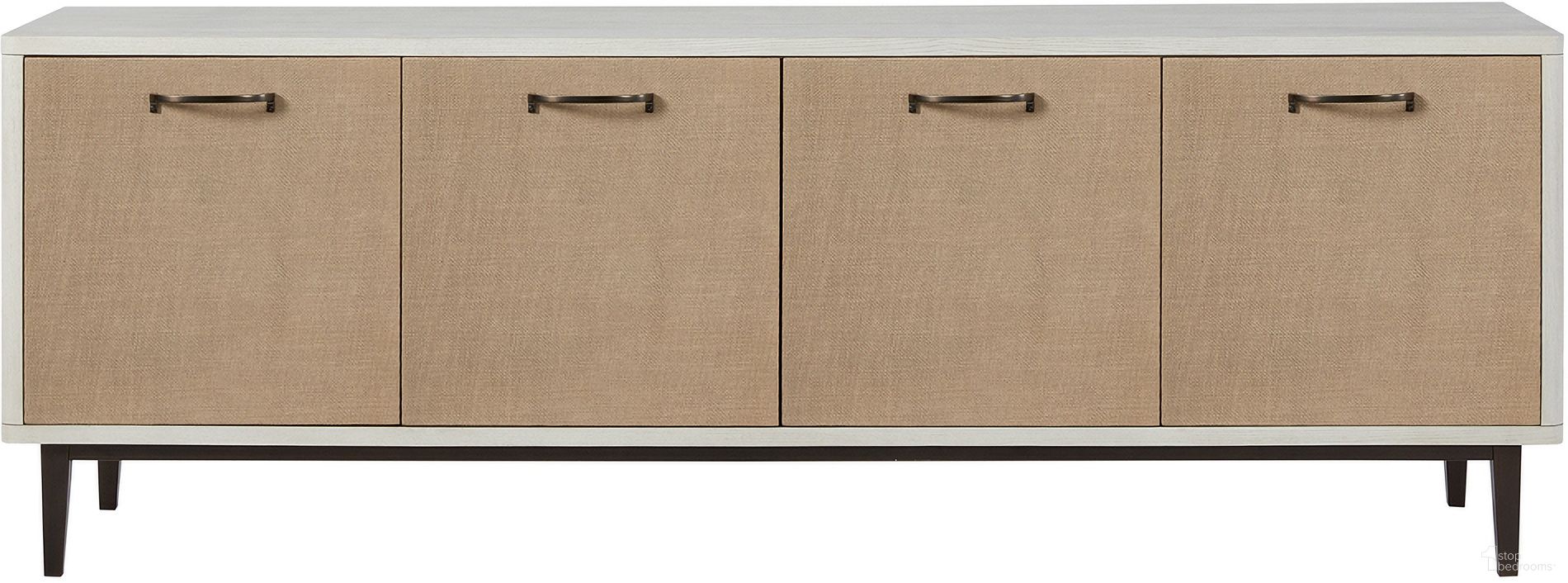 The appearance of Elements 80 Inch Console In Vanilla designed by Bernell in the transitional interior design. This vanilla piece of furniture was selected by 1StopBedrooms from Elements Collection to add a touch of cosiness and style into your home. Sku: 3062-080. Material: Oak Veneer.