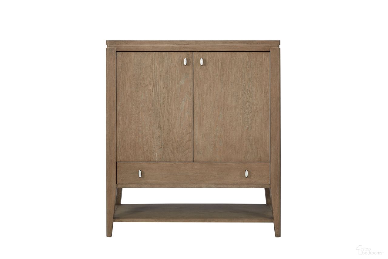 The appearance of Elements Door Chest In Toffee designed by Bernell in the transitional interior design. This toffee piece of furniture was selected by 1StopBedrooms from Elements Collection to add a touch of cosiness and style into your home. Sku: 3262-151. Material: Oak Veneer.