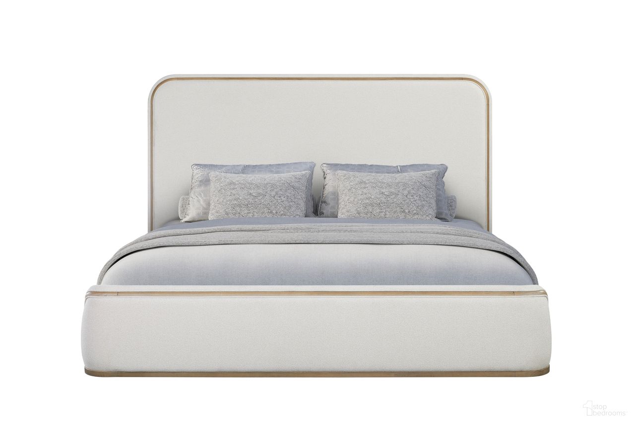 The appearance of Elements King Upholstered Bed In Toffee designed by Bernell in the transitional interior design. This toffee piece of furniture was selected by 1StopBedrooms from Elements Collection to add a touch of cosiness and style into your home. Sku: 3262-112. Material: Polyester. Bed Size: King. Bed Type: Upholstered Bed.