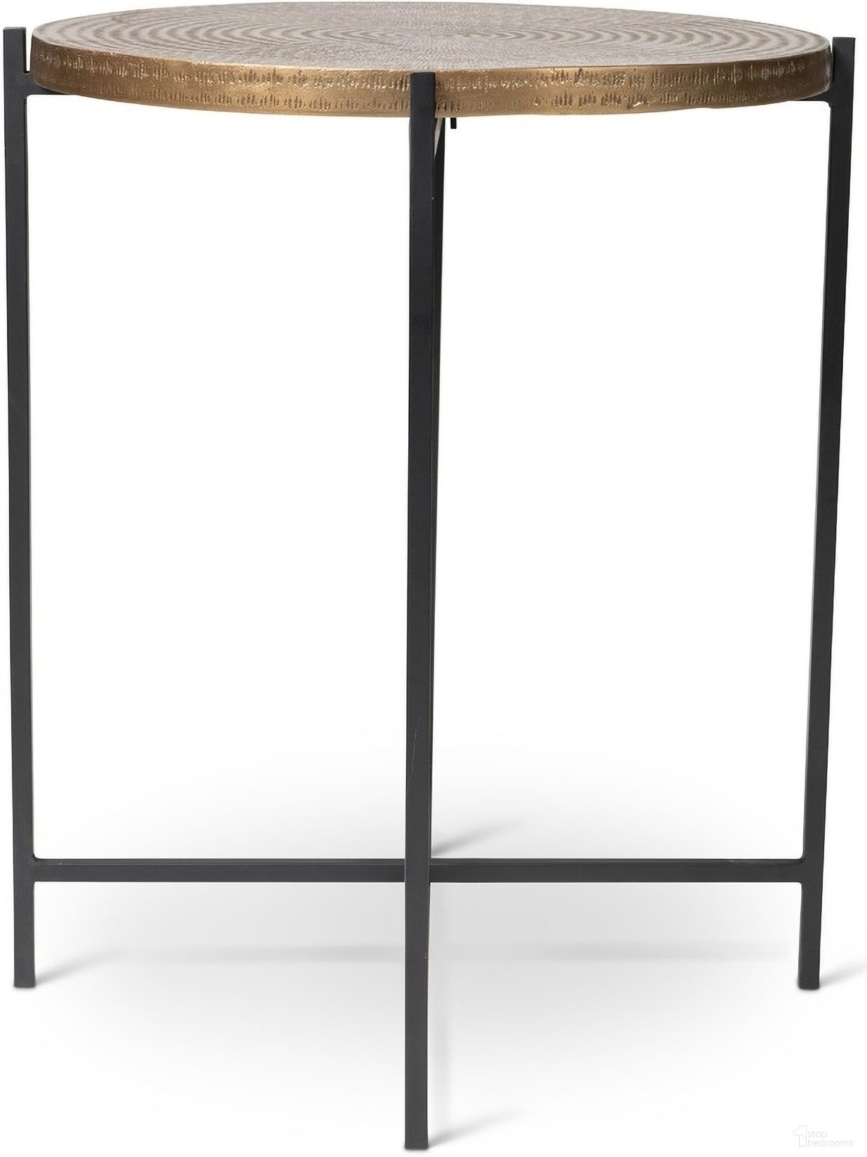The appearance of Elements Navi End Table In Antique Brass designed by Urbia in the modern / contemporary interior design. This antique brass piece of furniture  was selected by 1StopBedrooms from Elements Collection to add a touch of cosiness and style into your home. Sku: IJ-NAVI-ET-AB. Material: Aluminum.