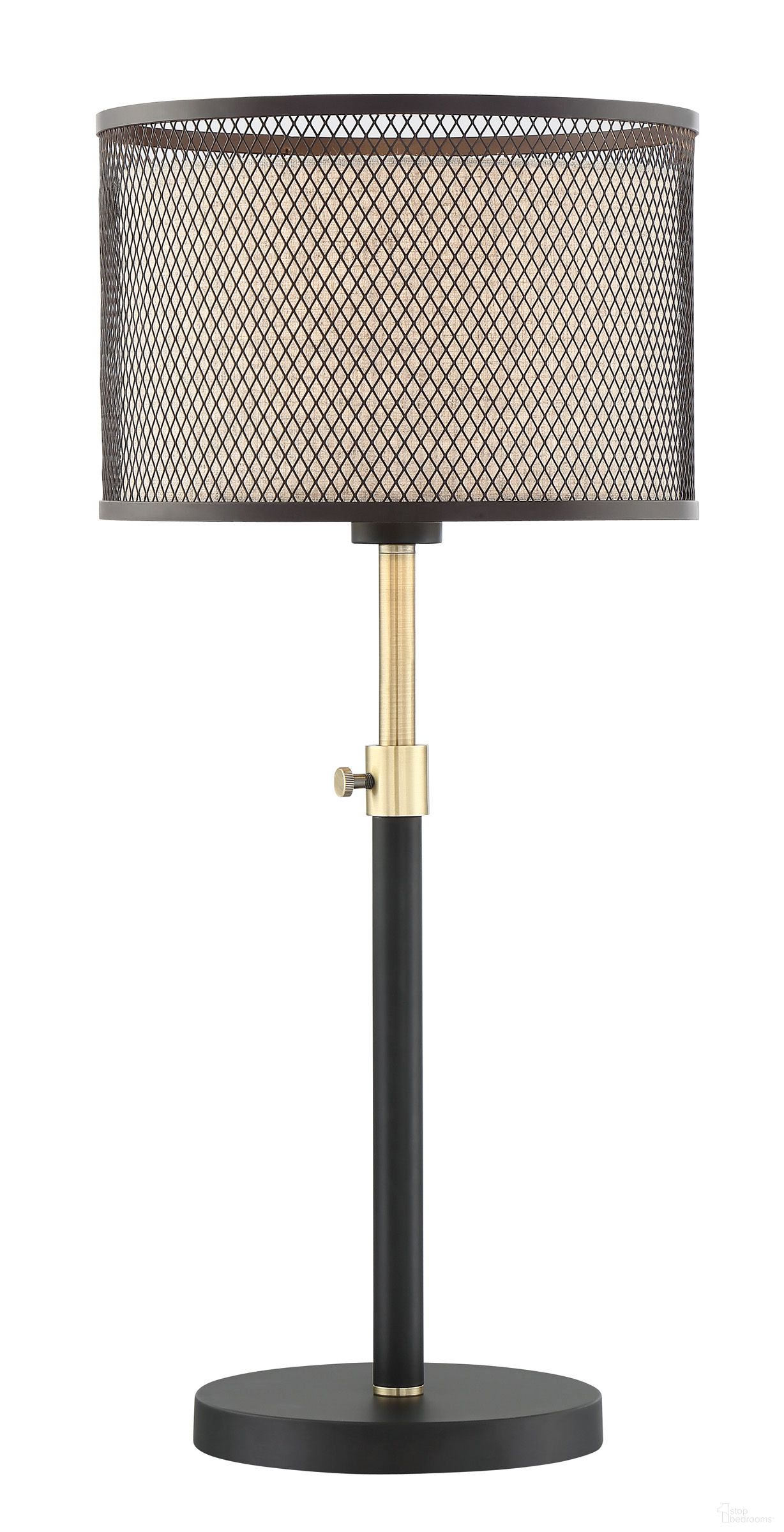 Elena Table Lamp In Black and Gold