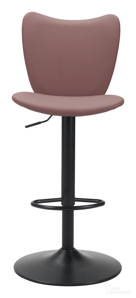 The appearance of Elevate Barstool Set of 2 In Brown designed by Zuo Modern in the modern / contemporary interior design. This brown piece of furniture was selected by 1StopBedrooms from Elevate Collection to add a touch of cosiness and style into your home. Sku: 110285. Material: Polyurethane.