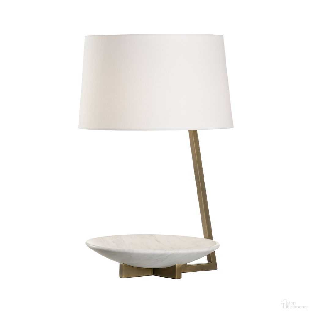 The appearance of Elgin Lamp In White and Cream designed by Wildwood in the modern / contemporary interior design. This white/cream piece of furniture  was selected by 1StopBedrooms from Denise McGaha Collection to add a touch of cosiness and style into your home. Sku: 15331. Material: Metal.