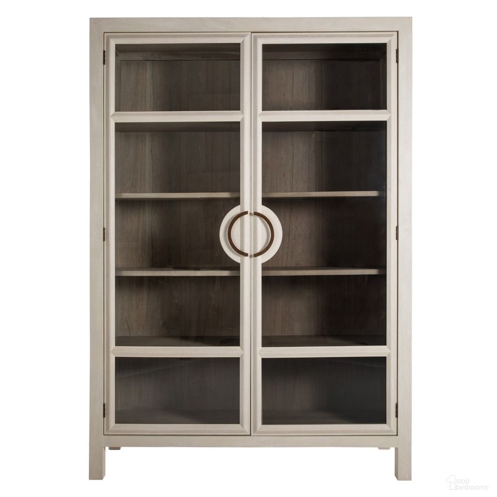 The appearance of Elias Cabinet In Cerused White and Antique Bronze designed by Gabby in the transitional interior design. This cerused white/antique bronze piece of furniture  was selected by 1StopBedrooms from Elias Collection to add a touch of cosiness and style into your home. Sku: SCH-170190. Material: Mindi Veneer.