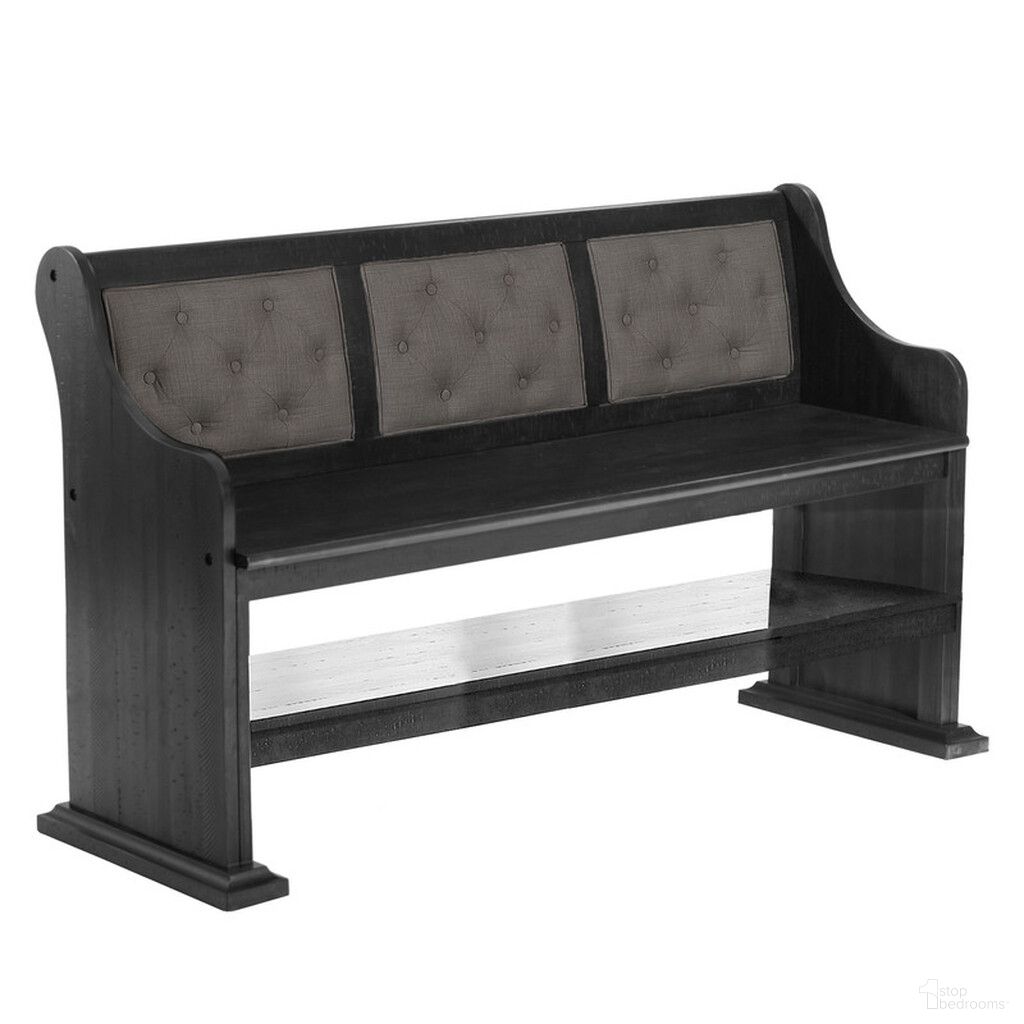 The appearance of Elias Upholstered Counter Height Dining Bench In Dark Gray Linen Fabric designed by Best Quality Furniture in the traditional interior design. This dark gray piece of furniture  was selected by 1StopBedrooms from Elias Collection to add a touch of cosiness and style into your home. Sku: D90-CHB. Material: Wood.