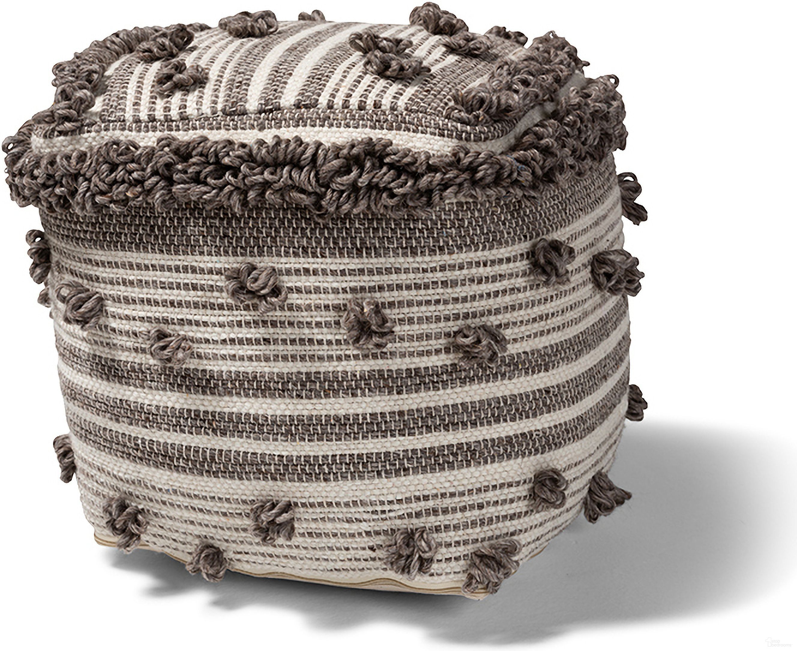 The appearance of Eligah Moroccan Inspired Ivory And Brown Handwoven Wool Pouf Ottoman designed by Baxton Studio in the traditional interior design. This ivory piece of furniture  was selected by 1StopBedrooms from Eligah Collection to add a touch of cosiness and style into your home. Sku: Eligah-Ivory-Pouf. Material: Wool.