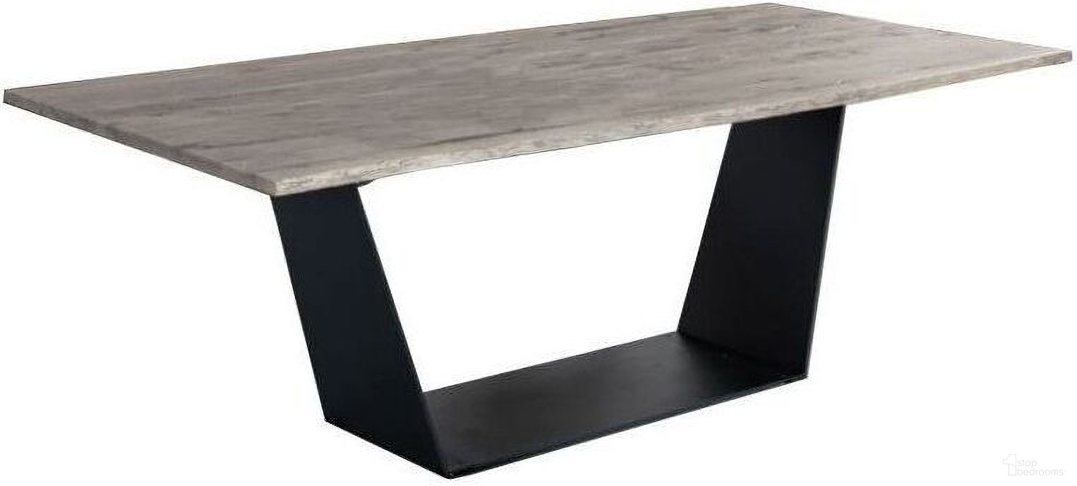 The appearance of Elio Grey Dining Table designed by Bellini Modern Living in the transitional interior design. This gray piece of furniture  was selected by 1StopBedrooms from Elio Collection to add a touch of cosiness and style into your home. Sku: Elio DT. Table Base Style: Trestle. Table Top Shape: Rectangular. Size: 43".