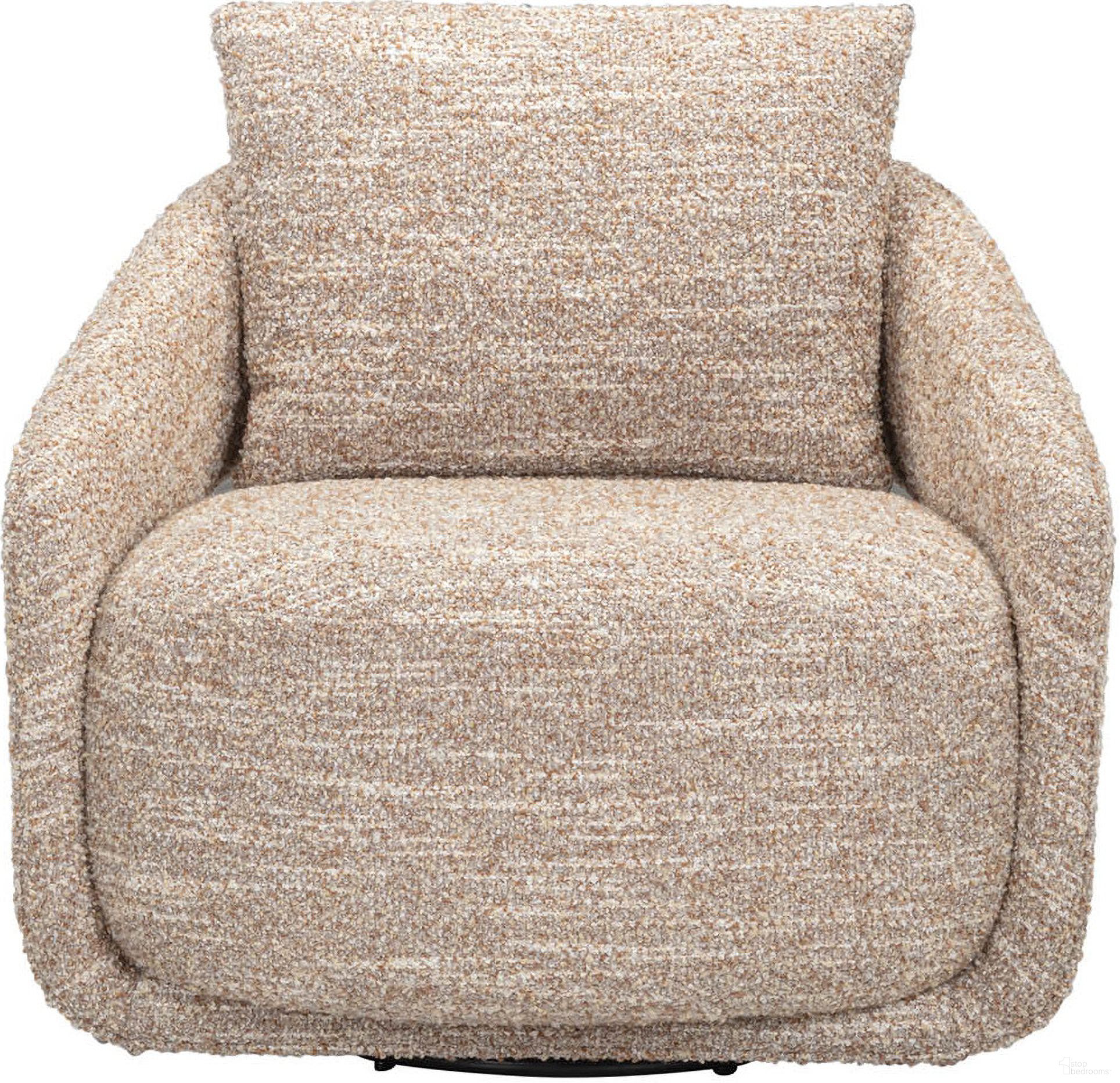 The appearance of Elio Lounge Chair In Beige designed by Universal in the modern / contemporary interior design. This beige piece of furniture  was selected by 1StopBedrooms from Elio Collection to add a touch of cosiness and style into your home. Sku: U501503-1833-1. Material: Polyester.