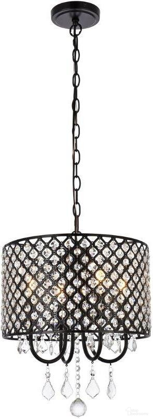 Elise 14 Inch Pendant In Black LD711D14BK