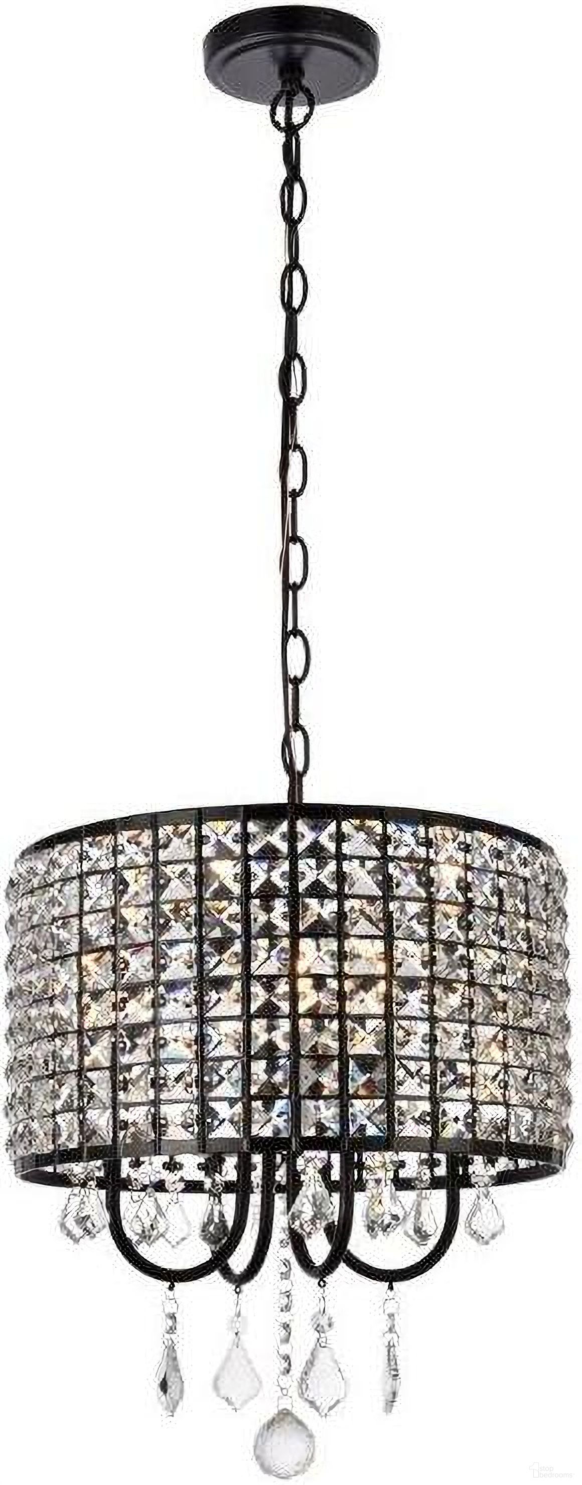 Elise 14 Inch Pendant In Black LD713D14BK