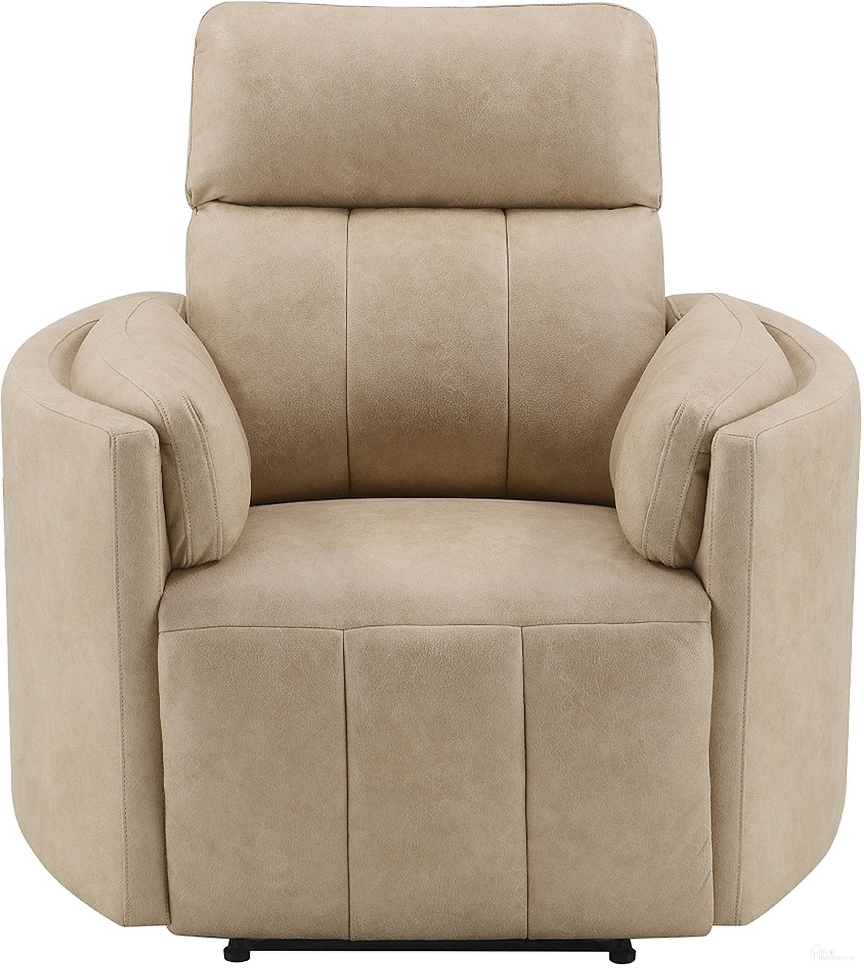 The appearance of Elison Motion Glider Recliner with Swivel In Dark Beige and Stone designed by ACME in the modern / contemporary interior design. This dark beige/stone piece of furniture was selected by 1StopBedrooms from Elison Collection to add a touch of cosiness and style into your home. Sku: LV05402. Material: Wood.