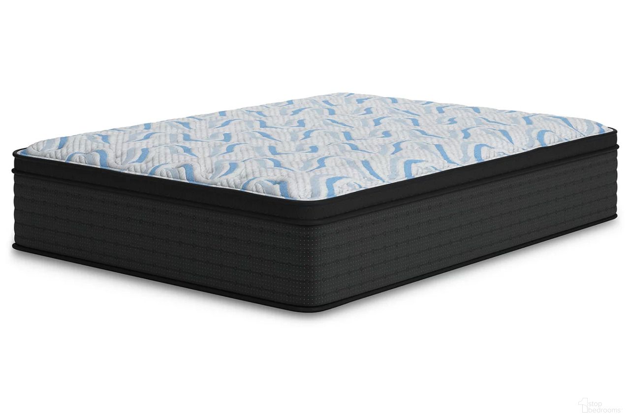 Elite Springs Plush Queen Mattress In Gray and Blue