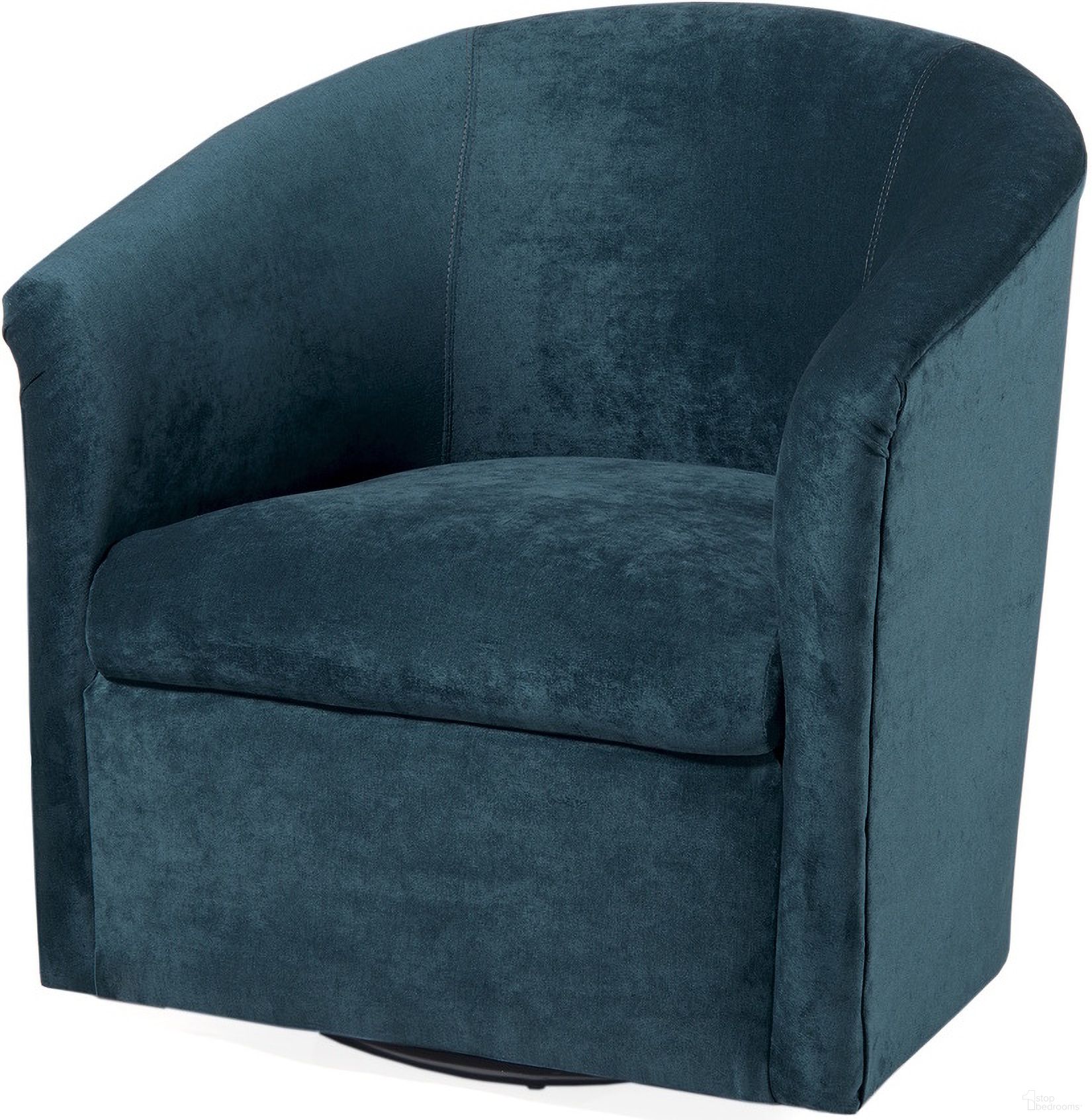 The appearance of Elizabeth Swivel Chair In Ocean designed by Comfort Pointe in the transitional interior design. This ocean piece of furniture was selected by 1StopBedrooms from Elizabeth Collection to add a touch of cosiness and style into your home. Sku: 2001-04. Material: Wood.