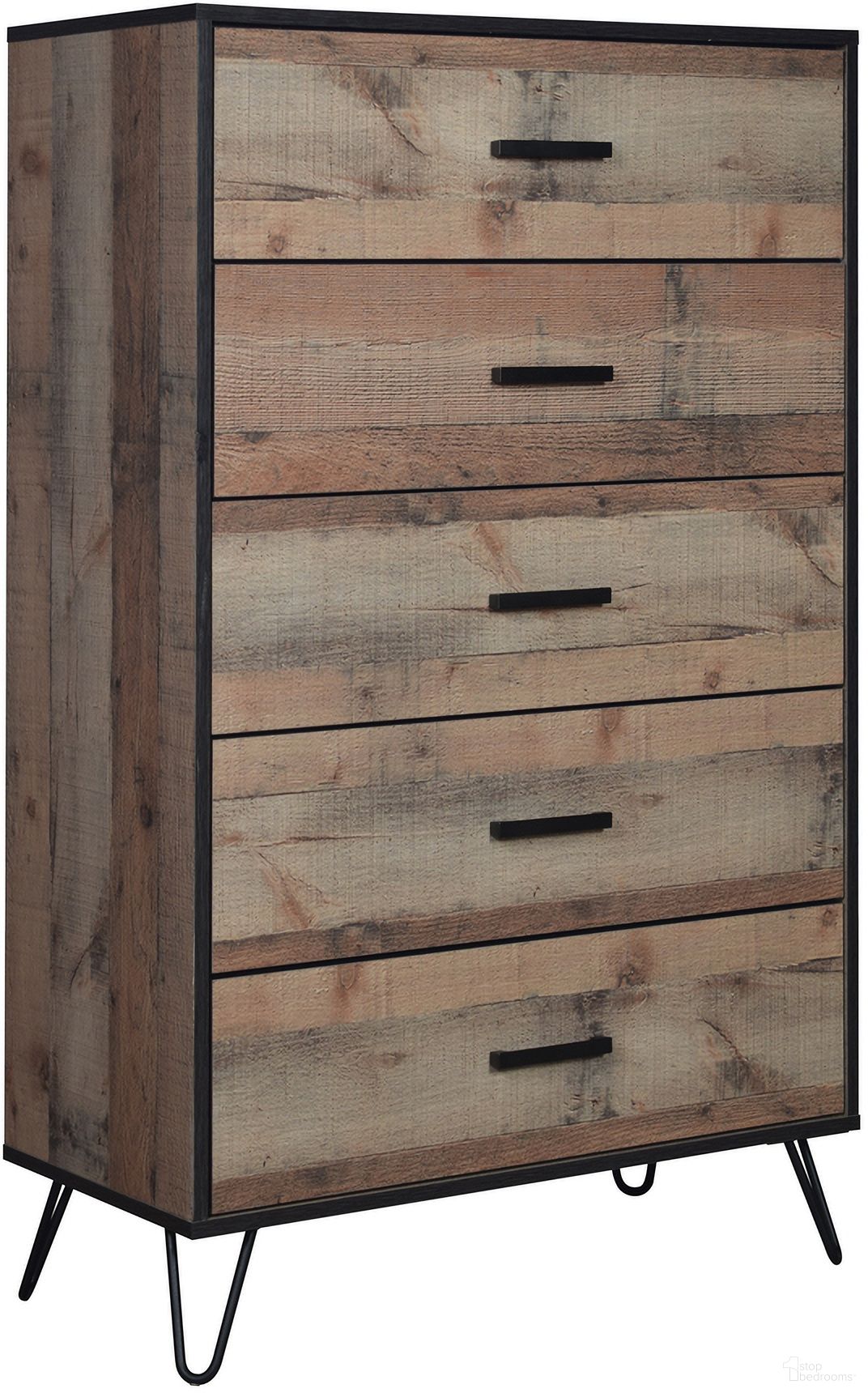The appearance of Elk River Chest In Rustic designed by New Classic in the modern / contemporary interior design. This rustic piece of furniture was selected by 1StopBedrooms from Elk River Collection to add a touch of cosiness and style into your home. Sku: B5533-070. Material: Wood.