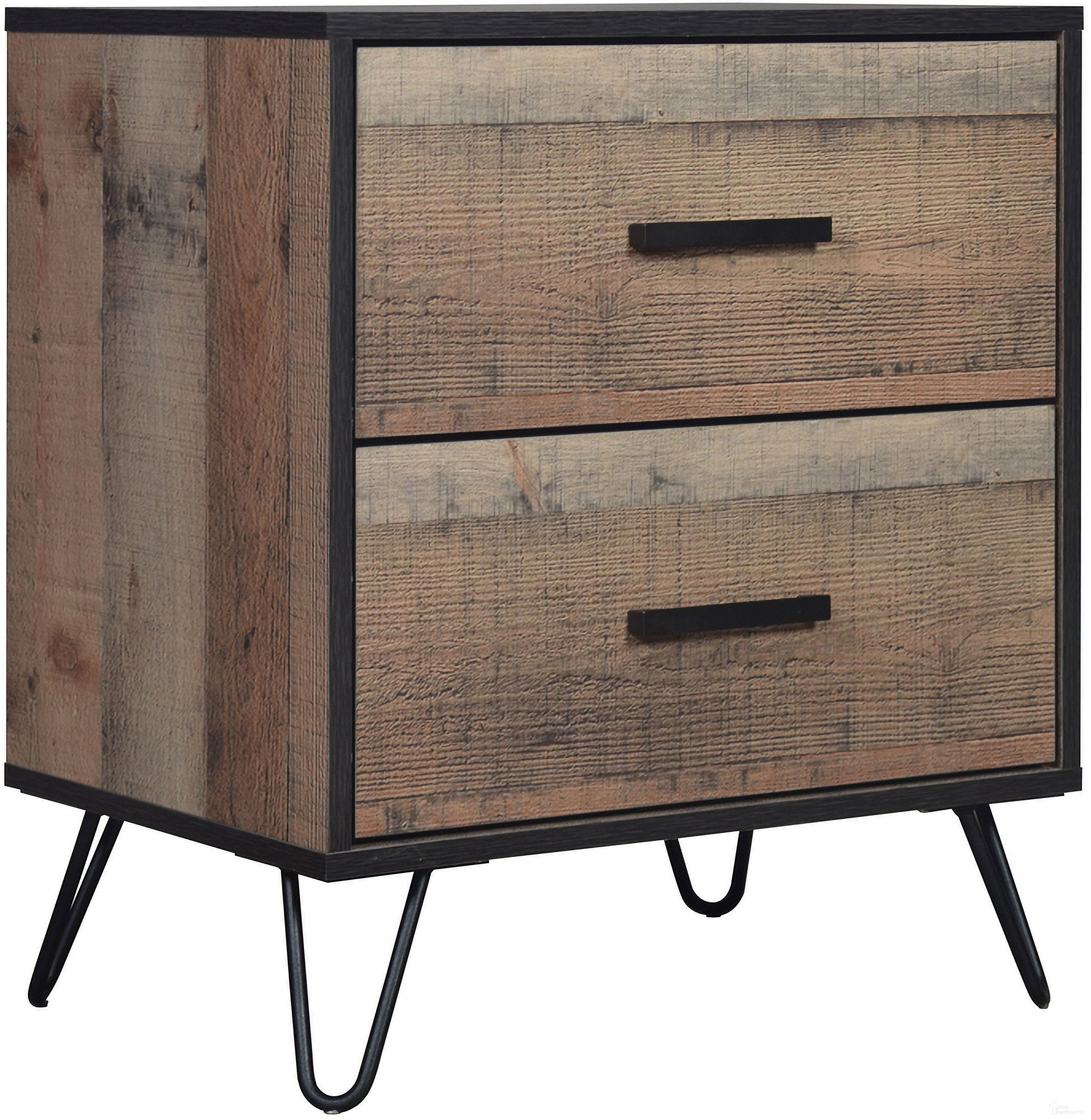 Elk River Nightstand In Rustic