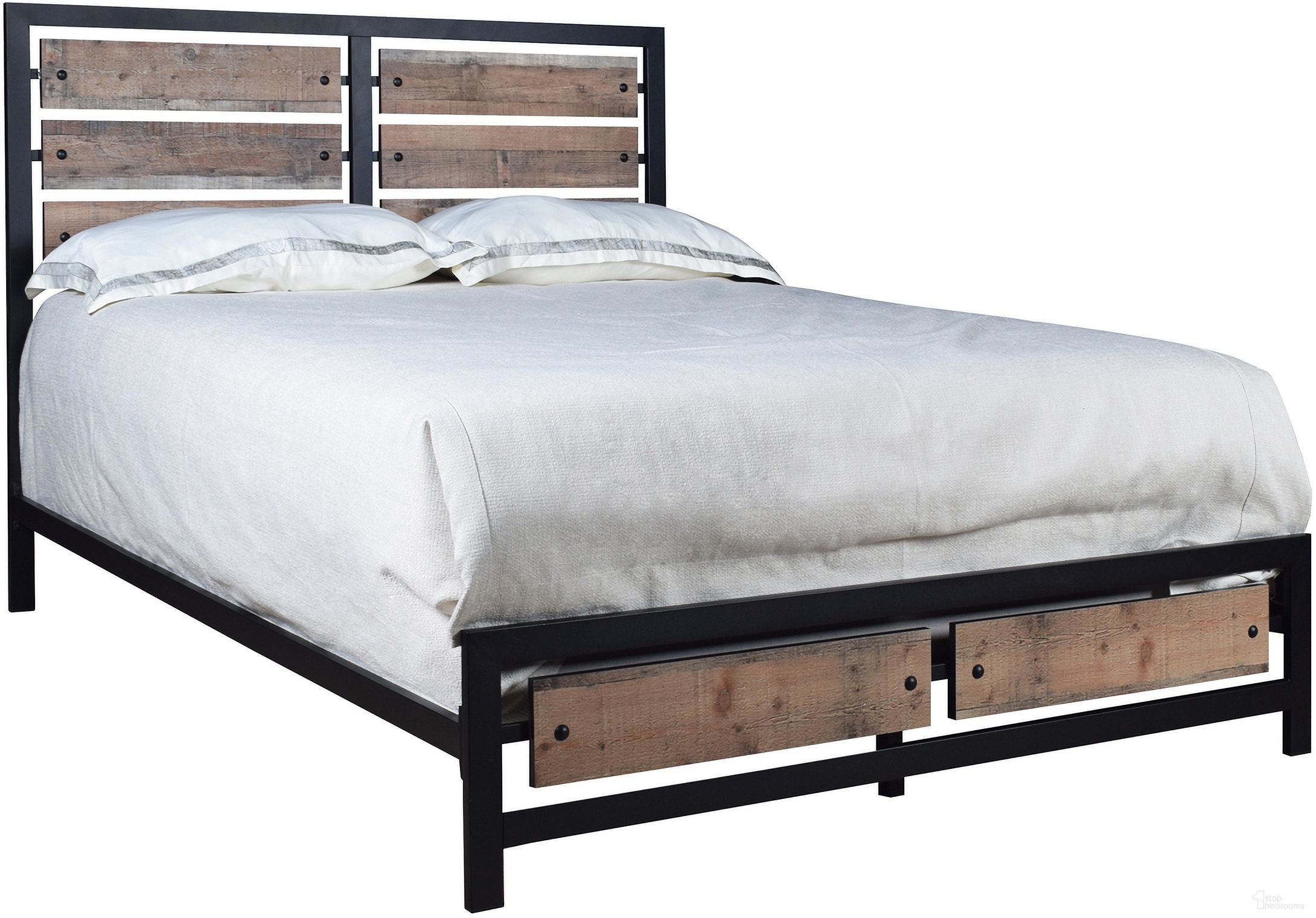 Elk River Twin Bed In Rustic