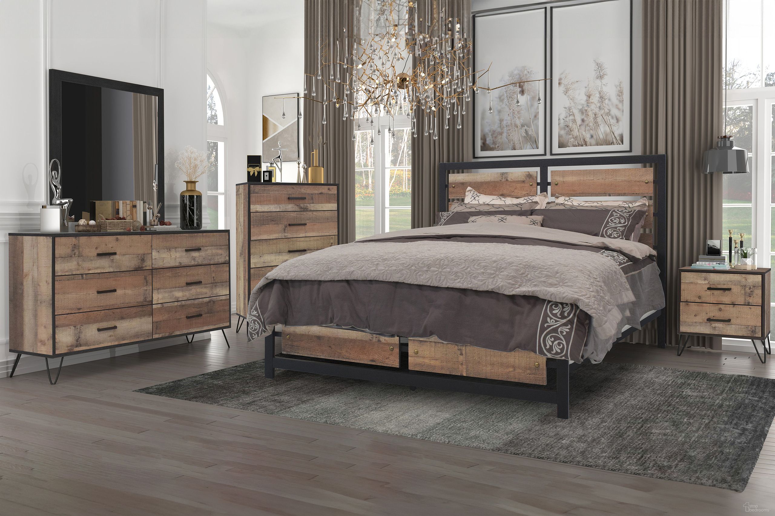 Elk River Youth Bedroom Set In Rustic