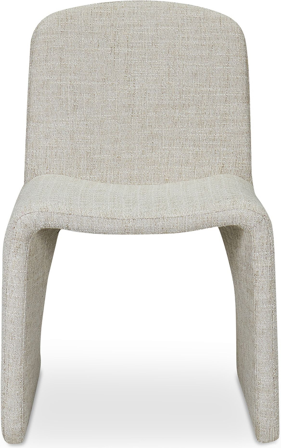 The appearance of Ella Dining Chair In Heather Beige designed by Moes Home in the modern / contemporary interior design. This beige piece of furniture  was selected by 1StopBedrooms from Ella Collection to add a touch of cosiness and style into your home. Sku: EH-1114-34. Material: Polyester. Chair Type: Side Chair.