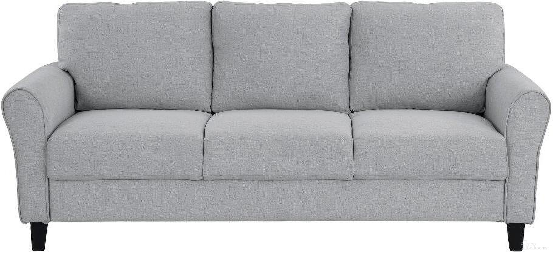 The appearance of Ellery Sofa In Grey designed by Homelegance in the modern / contemporary interior design. This grey piece of furniture was selected by 1StopBedrooms from Ellery Collection to add a touch of cosiness and style into your home. Sku: 9209DG-3. Material: Wood.