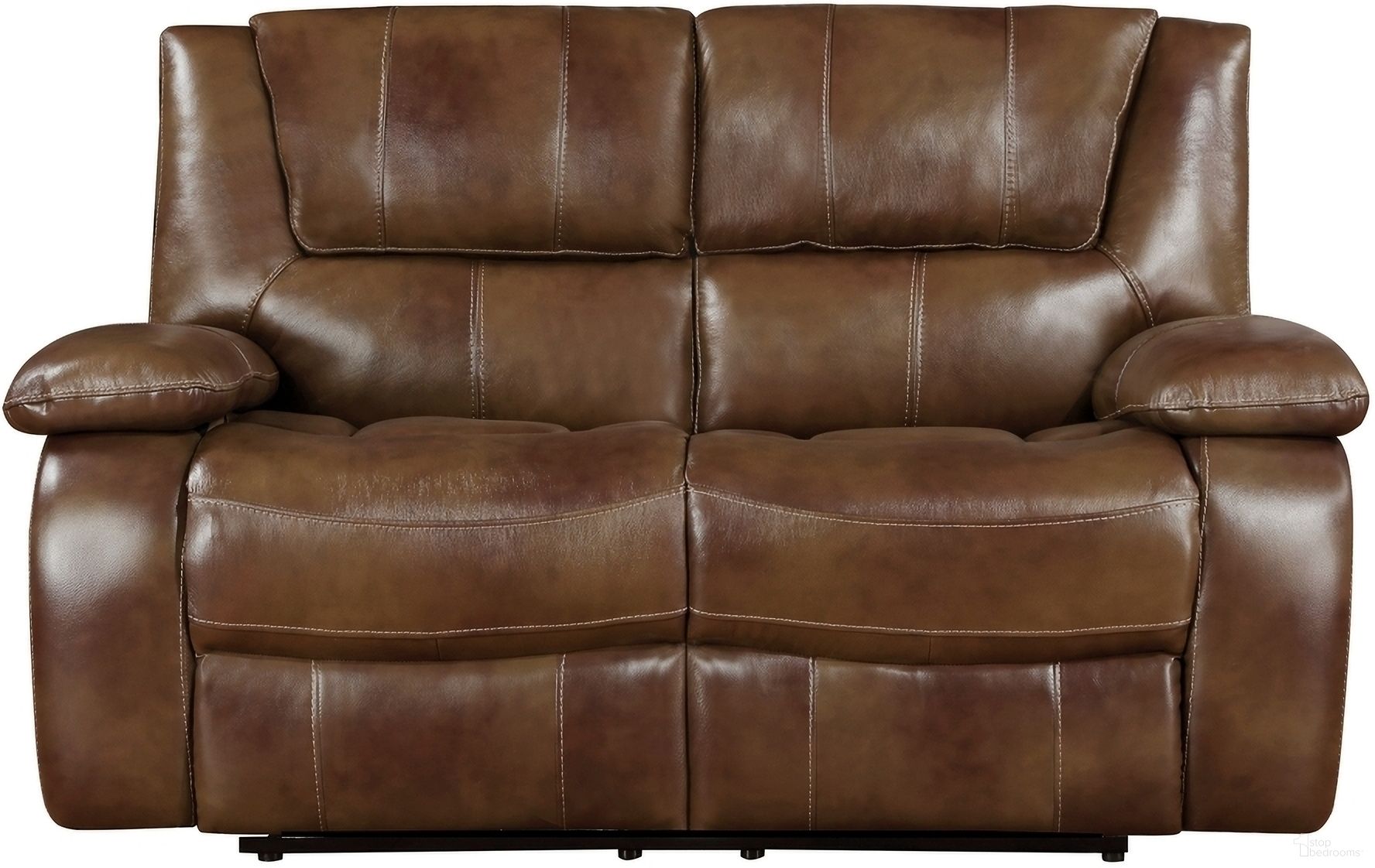 Ellicott Double Reclining Loveseat In Brown