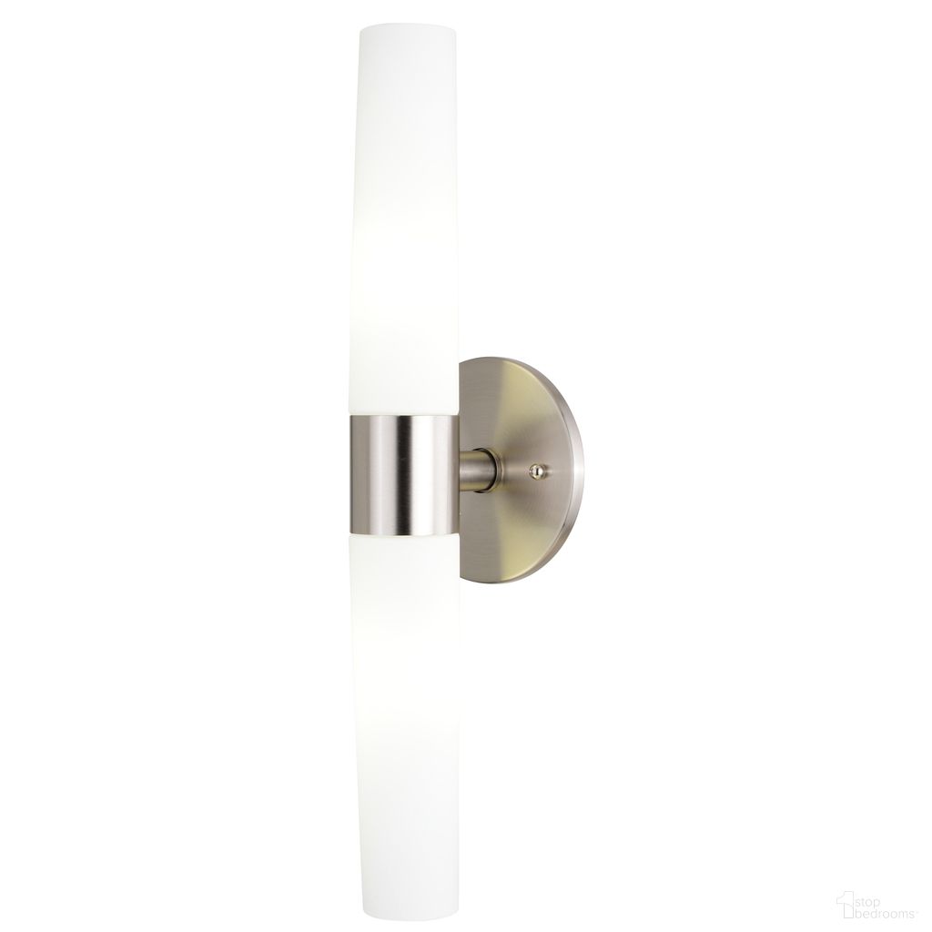Elliot 20.5 Inch 2 Light Wall Light In Satin Nickel