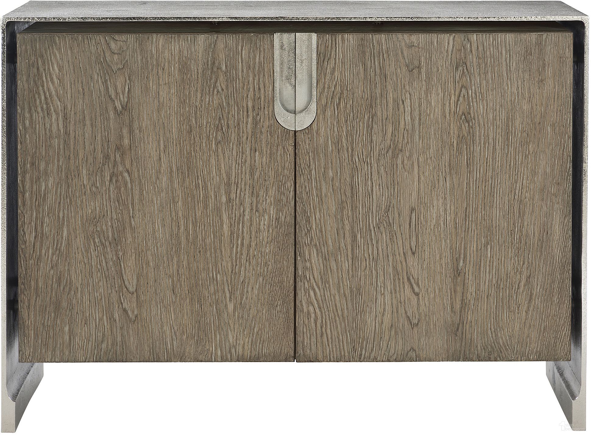 The appearance of Ellis Door Chest designed by Bernhardt in the modern / contemporary interior design. This shiny nickel/tamarind piece of furniture  was selected by 1StopBedrooms from Ellis Collection to add a touch of cosiness and style into your home. Sku: 305113. Material: Aluminum.