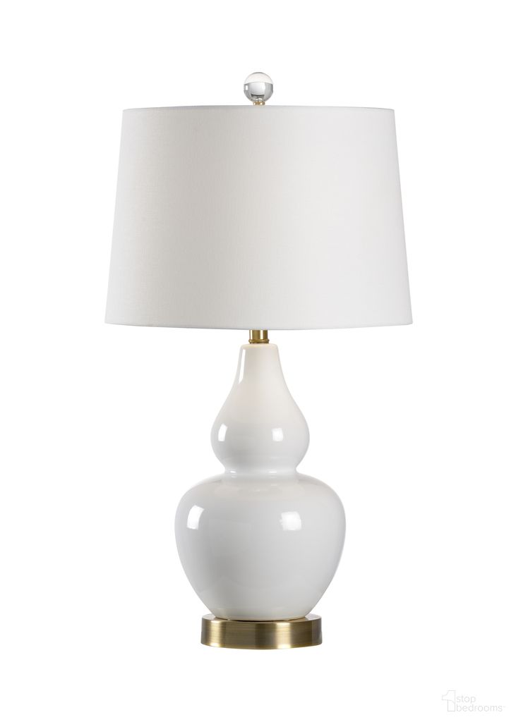 Ellis Lamp In White and Cream