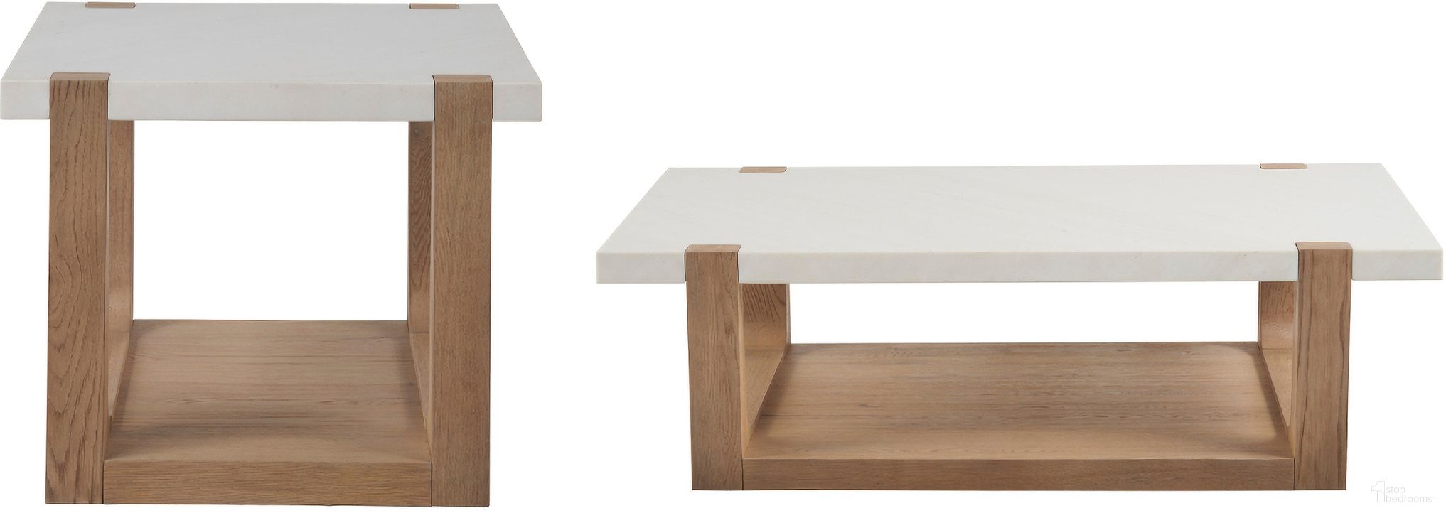 Ellis Occasional Table Set In Organic Natural Oak