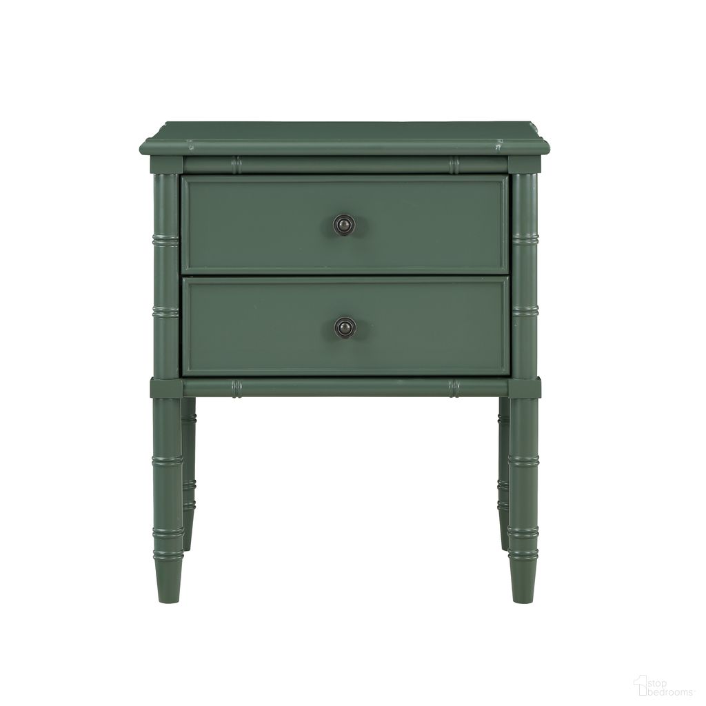 Ellison 2 Drawer Nightstand In Green