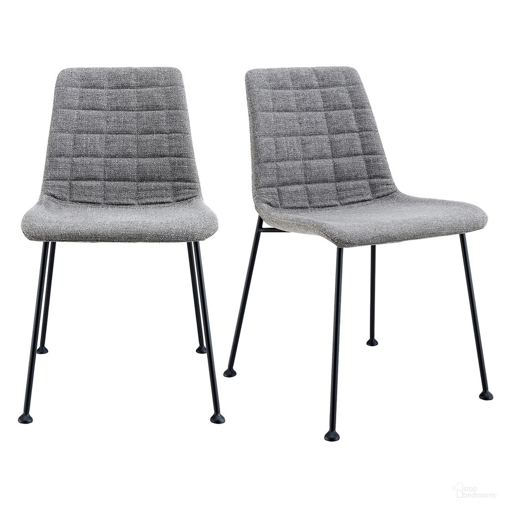 Elma Side Chair Set of 2 In Light Gray