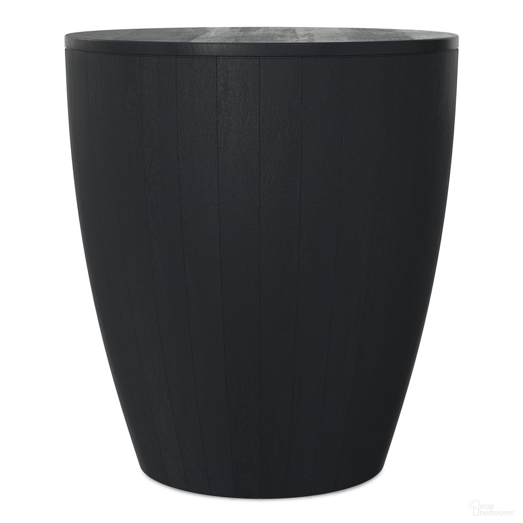 The appearance of Elmbrook Solid Mango Side Table In Black designed by Simpli Home in the modern / contemporary interior design. This black piece of furniture was selected by 1StopBedrooms from Elmbrook Collection to add a touch of cosiness and style into your home. Sku: AXCELMST-BL. Material: Mango Wood.