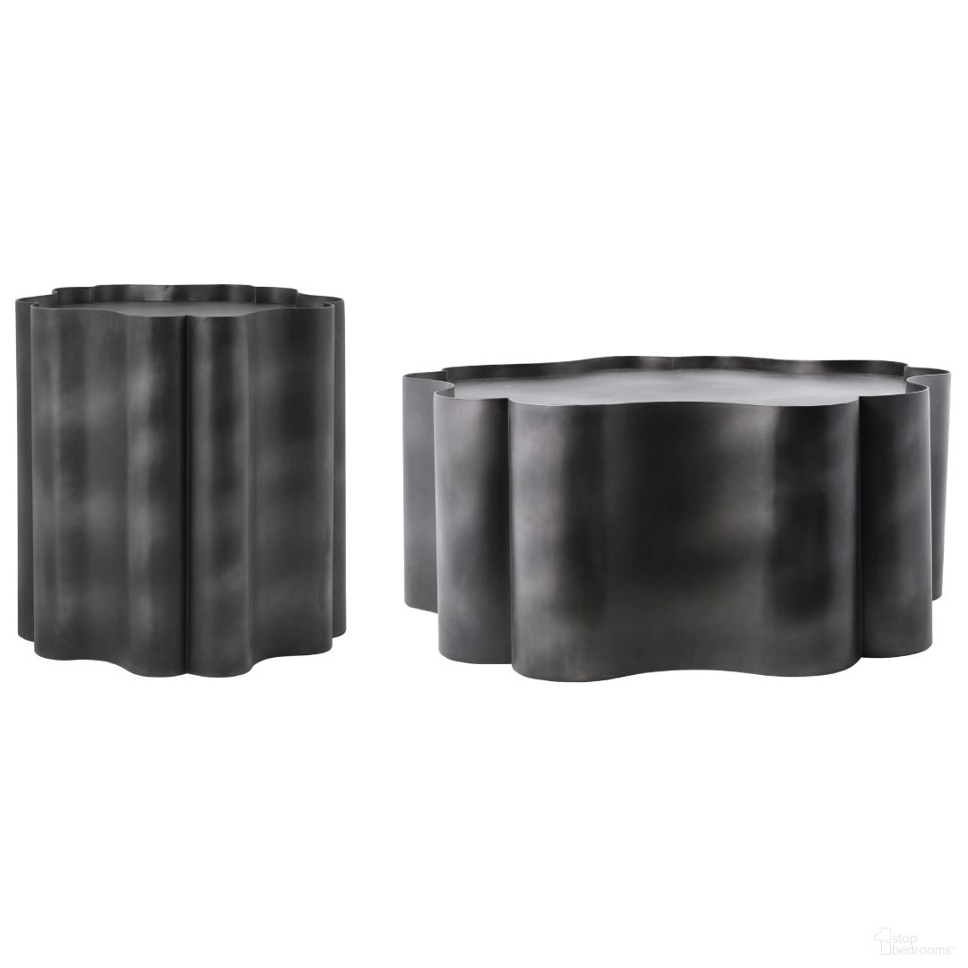 The appearance of Eloise Iron Occasional Table Set In Black and Antique Black designed by Meridian in the modern / contemporary interior design. This black and antique black piece of furniture was selected by 1StopBedrooms from Eloise Collection to add a touch of cosiness and style into your home. Sku: 99022Black-CT;99022Black-ET. Material: Iron.
