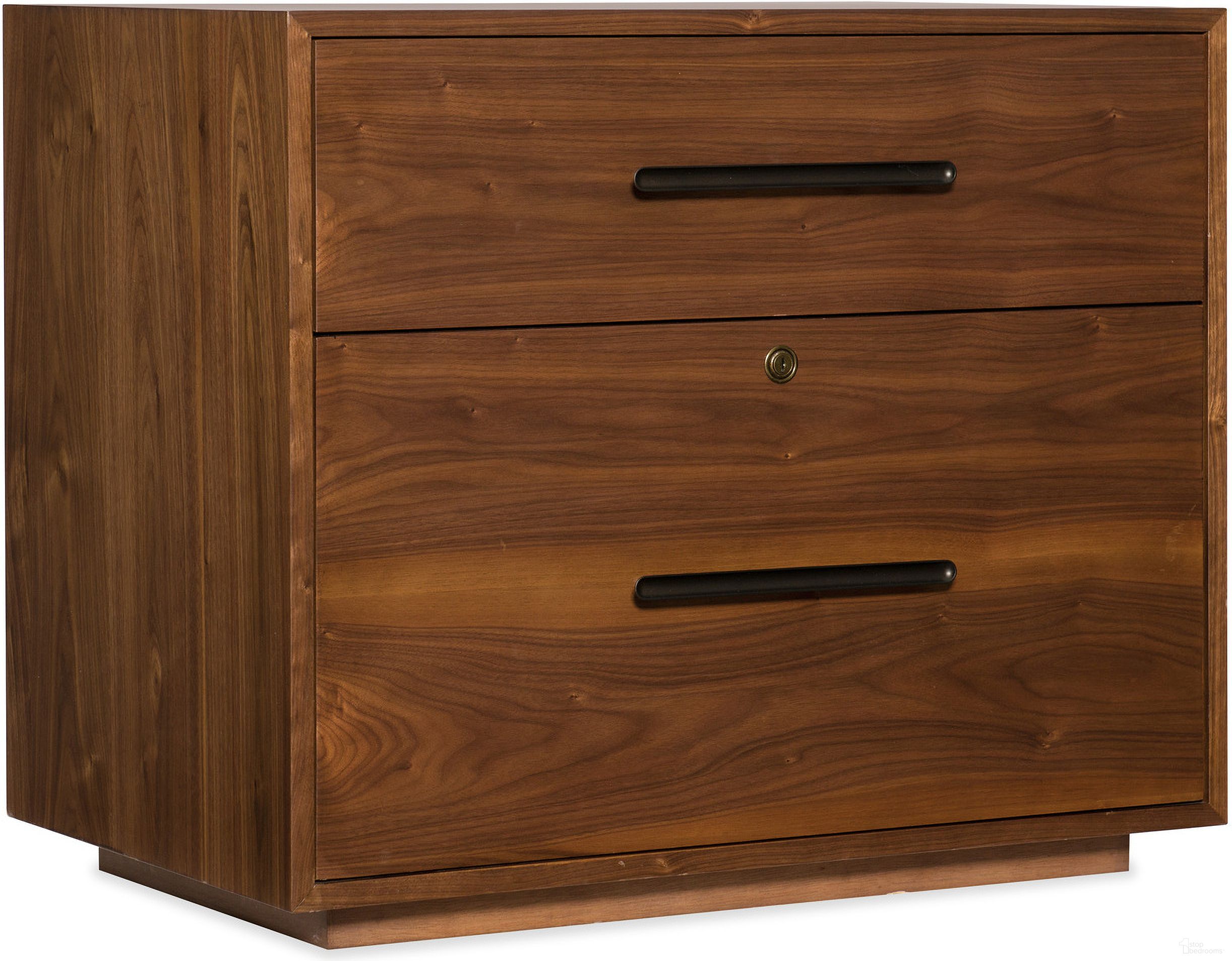 The appearance of Elon Medium Wood Lateral File designed by Hooker in the transitional interior design. This medium wood piece of furniture  was selected by 1StopBedrooms from Elon Collection to add a touch of cosiness and style into your home. Sku: 1650-10466-MWD. Material: Walnut Veneer.